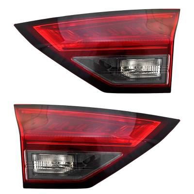 Rareelectrical - New Pair Of Led Outer Tail Lights Compatible With Nissan Rogue Platinum Sport Utility 2021 By Part