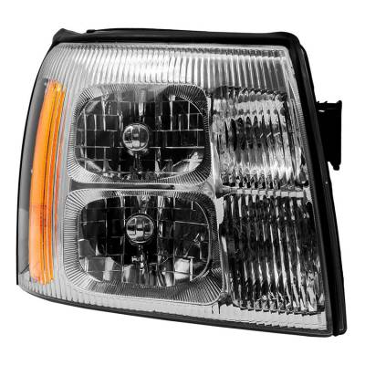 Rareelectrical - New Passenger Side Halogen Headlight Compatible With Cadillac Escalade Sport 2002 By Part Number