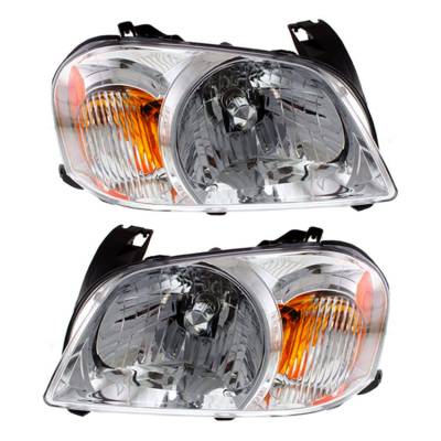 Rareelectrical - New Pair Of Halogen Headlight Compatible With Mazda Tribute I Sport 2005-2006 By Part Number