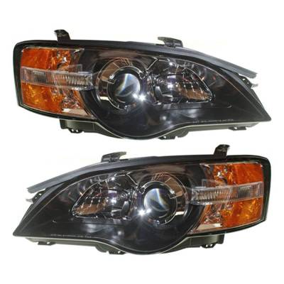 Rareelectrical - New Pair Of Halogen Headlight Compatible With Subaru Legacy Outback 2005 By Part Number 84001-Ag10b