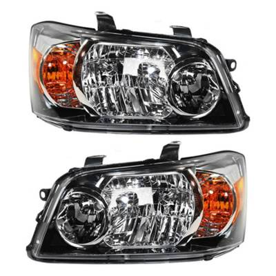 Rareelectrical - New Pair Of Headlight Compatible With Toyota Highlander 2004-2006 By Part Number 81130-48280