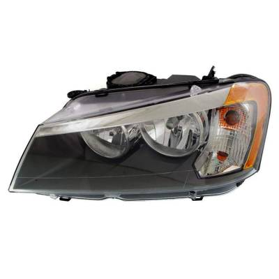 Rareelectrical - New Driver Side Halogen Headlight Compatible With Bmw X3 Xdrive28i Sport 2011-2014 By Part Number