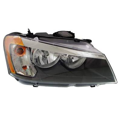 Rareelectrical - New Passenger Side Halogen Headlight Compatible With Bmw X3 Xdrive28i Sport 2011-2014 By Part Number