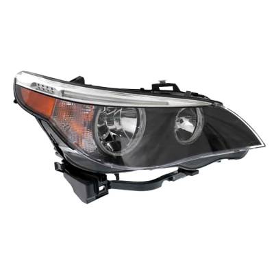 Rareelectrical - New Passenger Side Halogen Headlight Compatible With Bmw 525I 530I Sedan 2004-2007 By Part Number