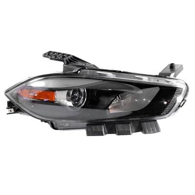 Rareelectrical - New Passenger Side Halogen Headlight Compatible With Dodge Dart Aero Sedan 2013-2015 By Part Number