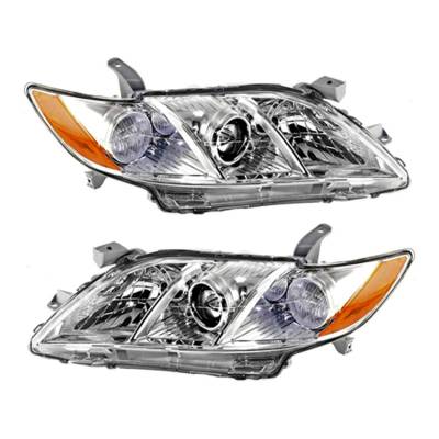 Rareelectrical - New Pair Of Headlight Compatible With Toyota Camry Xle Sedan 2007-2009 By Part Number 81130-06202