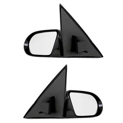 Rareelectrical - New Door Mirrors Pair Fits Geo Metro Base Hatchback Sedan 1995-1997 Gm1320269