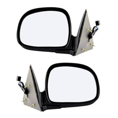 Rareelectrical - New Door Mirrors Pair Fits Gmc Jimmy Sl Sle Sls Slt Envoy 98 Gm1320185 15151118