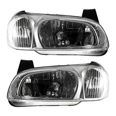 Rareelectrical - New Pair Of Headlights Compatible With Nissan Maxima Gle Sedan 3.0L 2000 2001 By Part Number