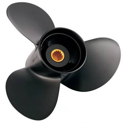 Rareelectrical - New Aluminum Propeller Compatible With Honda Bf40 13 Spline 40 25-60 Hp For Years 1995-2021 By Part