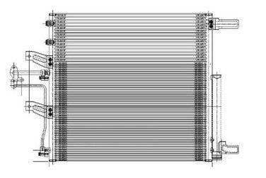 Rareelectrical - New Ac Condenser Compatible With Dodge Ram 5.7L 2012-2018 4.7L 2012-2013 V8 Pfc 55056824Ab