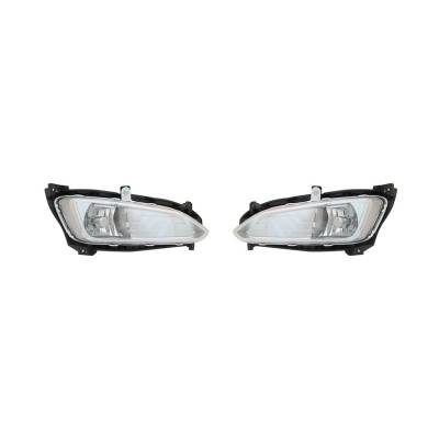 Rareelectrical - New Pair Of Fog Lights Fits Hyundai Santa Fe Sport 2013-16 92202-4Z000 Hy2592141