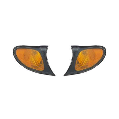 Rareelectrical - New Amber Turn Signal Light Pair Compatible With Bmw 325Xi 02-05 63-13-7-165-859 Bm2521109