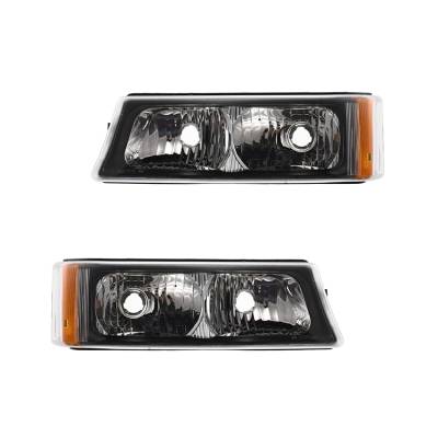 Rareelectrical - New Turn Signal Light Pair Compatible With Chevrolet Silverado 2500 Hd 15199557 15199556 Gm2520185