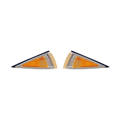 Rareelectrical - New Side Marker Light Pair Compatible With Chevrolet Cavalier 1995-1999 5978064 Gm2551137 5978063