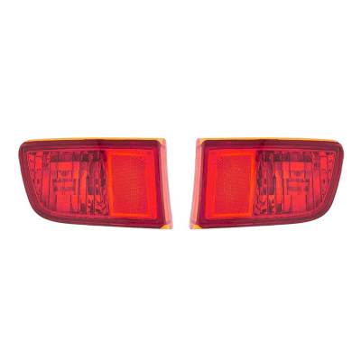 Rareelectrical - New Reflector Lights Pair Compatible With Toyota 4Runner 2004 2005 To1184101 81580-60111 8159060141