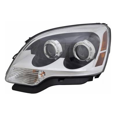 Rareelectrical - New Left Halogen Headlights Compatible With Gmc Acadia Slt Sport Utility 4 Door 3.6L 2008 2009 2010