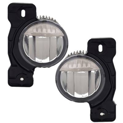 Rareelectrical - New Pair Of Fog Lights Compatible With Jeep Wrangler 2007-2018 By Ch2593157 Ch2592157 68304048Af