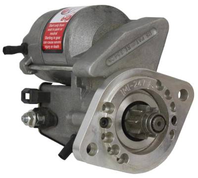 Rareelectrical - New 9T Cw Gear Reduction Starter Motor Compatible With Bolens Iseki Tx1500 Tx1500f G172 G174