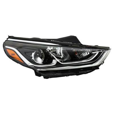 Rareelectrical - New Right Headlight Compatible With Hyundai Sonata Sport 2.0T Sedan 2018 By Part Number 92102-C2500