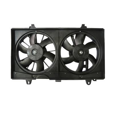 Rareelectrical - New Dual Radiator & Condenser Fan Compatible With Nissan Sentra Se-R Spec V 07-12 21481Et80b