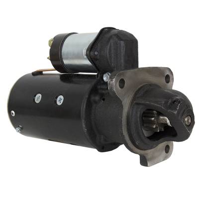 Rareelectrical - New Starter Motor Compatible With Massey Ferguson Combine Mf-300 Mf-530 Perkins Ad4-203