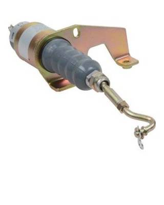 Rareelectrical - New 12 Volt 2 Terminal Shut Down Continous Duty Solenoid Compatible With Cummins Deutz Bosch Rsv