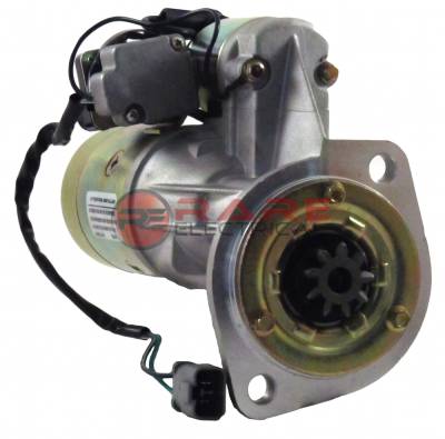 Rareelectrical - New 24V Starter Motor Compatible With Komatsu Eg60b Eg60bs-1 Sd25 6D95l 4D95s 0-23000-0452