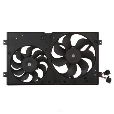 Rareelectrical - New Cooling Fan Compatible With Volkswagen Beetle 2.0L 2007 By Part Numbers 1C0-121-207-C 1C0121207c