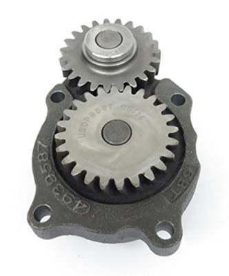 Rareelectrical - New Hd Oil Pump Helical Gear Compatible With Cummins 6Bta 3901175 3926203 3941742 4939587 3930337