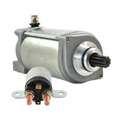 Rareelectrical - New Starter And Relay Compatible With Bombardier Atv Ds650 Baja Ds650x 711294351 711-294-351