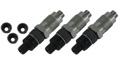 Rareelectrical - New Set Of 3 Fuel Injectors Compatible With Kubota Excavator L3130dt L3130dtgst 16082-53900