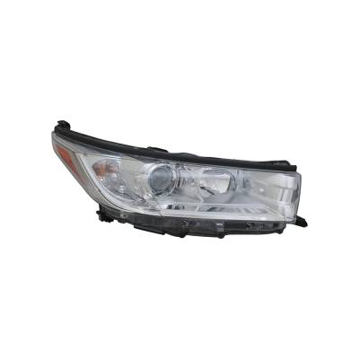 Rareelectrical - New Passenger Headlight Fits Toyota Highlander Le 2017-18 81110-0E330 To2503251