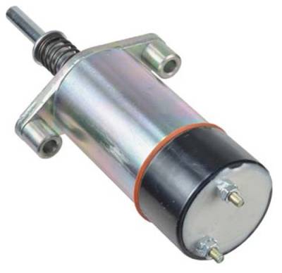 Rareelectrical - New 24V Fuel Shut-Off Solenoid Compatible With Caterpillar 3204 3304 Engines 6T-4121 6T-4122