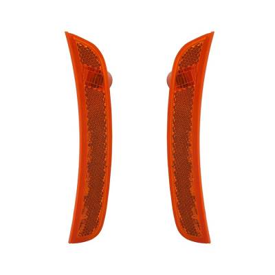 Rareelectrical - New Side Marker Light Pair Compatible With Fiat 500 Pop Sport 2013-2015 5182422Ac 5182423Ac