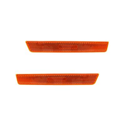 Rareelectrical - New Side Marker Light Pair Compatible With Dodge Challenger 2015 68195788Ab 68195789Ab Ch2551132