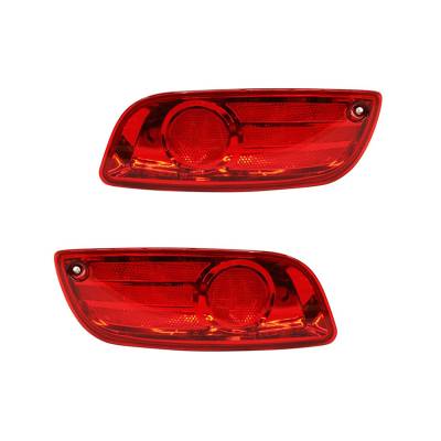 Rareelectrical - New Reflector Lights Pair Compatible With Hyundai Santa Fe 2007-2009 924092B010 924082B010