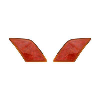 Rareelectrical - New Side Marker Light Pair Compatible With Mercedes Benz C200 C250 2010-2011 2048200221 2048200121