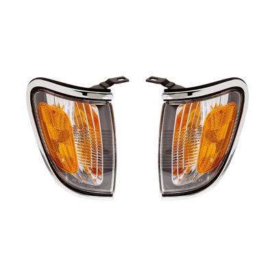 Rareelectrical - New Chrome Back Up Lights Pair Compatible With Toyota Tacoma 01-04 8161004080 To2521161 81610-04080