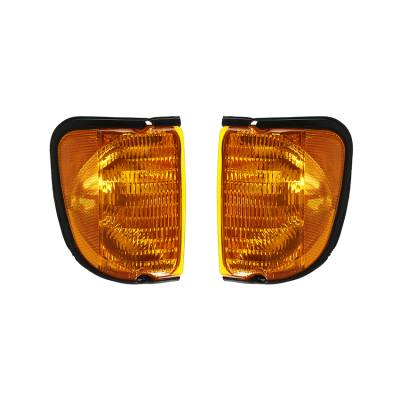 Rareelectrical - New Side Marker Light Pair Compatible With Ford E-150 E-250 2007 5C2z-13200-Aa Fo2521176 Fo2520176