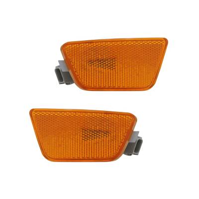 Rareelectrical - New Side Marker Light Pair Compatible With Chevrolet Cruze 2011-14 2015 95186927 95186926 Gm2551198