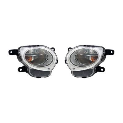 Rareelectrical - New Turn Signal Light Pair Compatible With Fiat 500 Sport 2013-14 2015 5182460Ac 5182461Ac Fi2533100