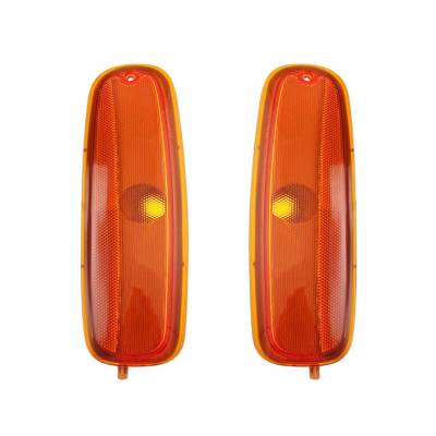 Rareelectrical - New Side Marker Light Pair Compatible With Chevrolet Express 1500 1996-02 5977276 Gm2551152 5977275