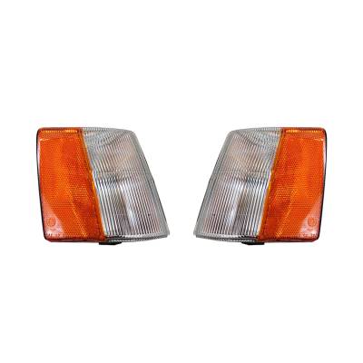 Rareelectrical - New Pair Of Side Marker Lights Compatible With Jeep Grand Cherokee 93-98 56005104 Ch2521121 56005105