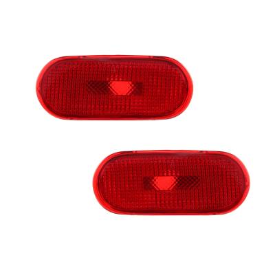 Rareelectrical - New Set Of 2 Side Marker Lights Compatible With Volkswagen Beetle 98-05 Vw2861101 1C0945074b