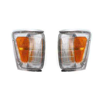 Rareelectrical - New Pair Of Side Marker Lights Compatible With Toyota Pickup 1989-1991 To2520124 81610-89179