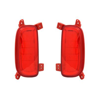 Rareelectrical - New Pair Of Reflector Lights Compatible With Kia Sorento 2014-2015 Ex Ki1184104 92406 92405 2P700