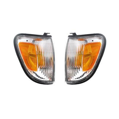 Rareelectrical - New Set Of 2 Side Marker Lights Compatible With Toyota Tacoma Sr5 1998 1999 2000 To2521154