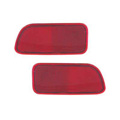 Rareelectrical - New Reflector Lights Pair Compatible With Chevrolet Trailblazer 02-09 15000044 Gm1185104 15000427