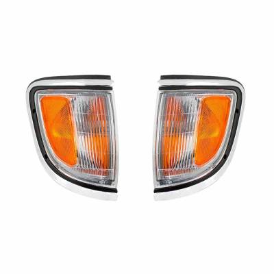 Rareelectrical - New Pair Of Side Marker Lights Compatible With Toyota Tacoma 1995-96 81610-04020 8162004020